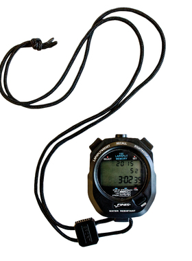FINIS Stopwatch 训练比赛用秒表 100分段 有记忆功能 黑色