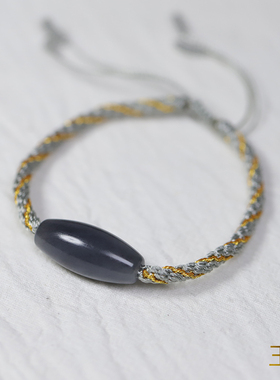 玉奕新疆和田玉籽料青花勒子