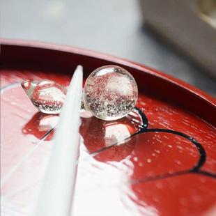 后朴展厅现货日本玻璃职人小澄正雄手作葫芦星空复古茶针搁置筷架