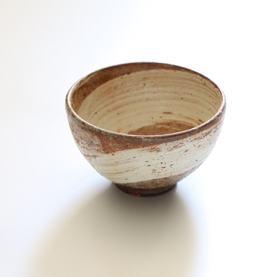 日本柴烧汤碗抹茶碗信乐烧宗陶苑