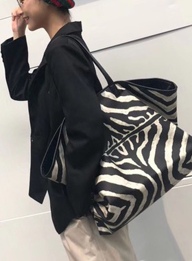 洋气法国小众高级感大包网红设计单肩超大包大容量托特包大包包女