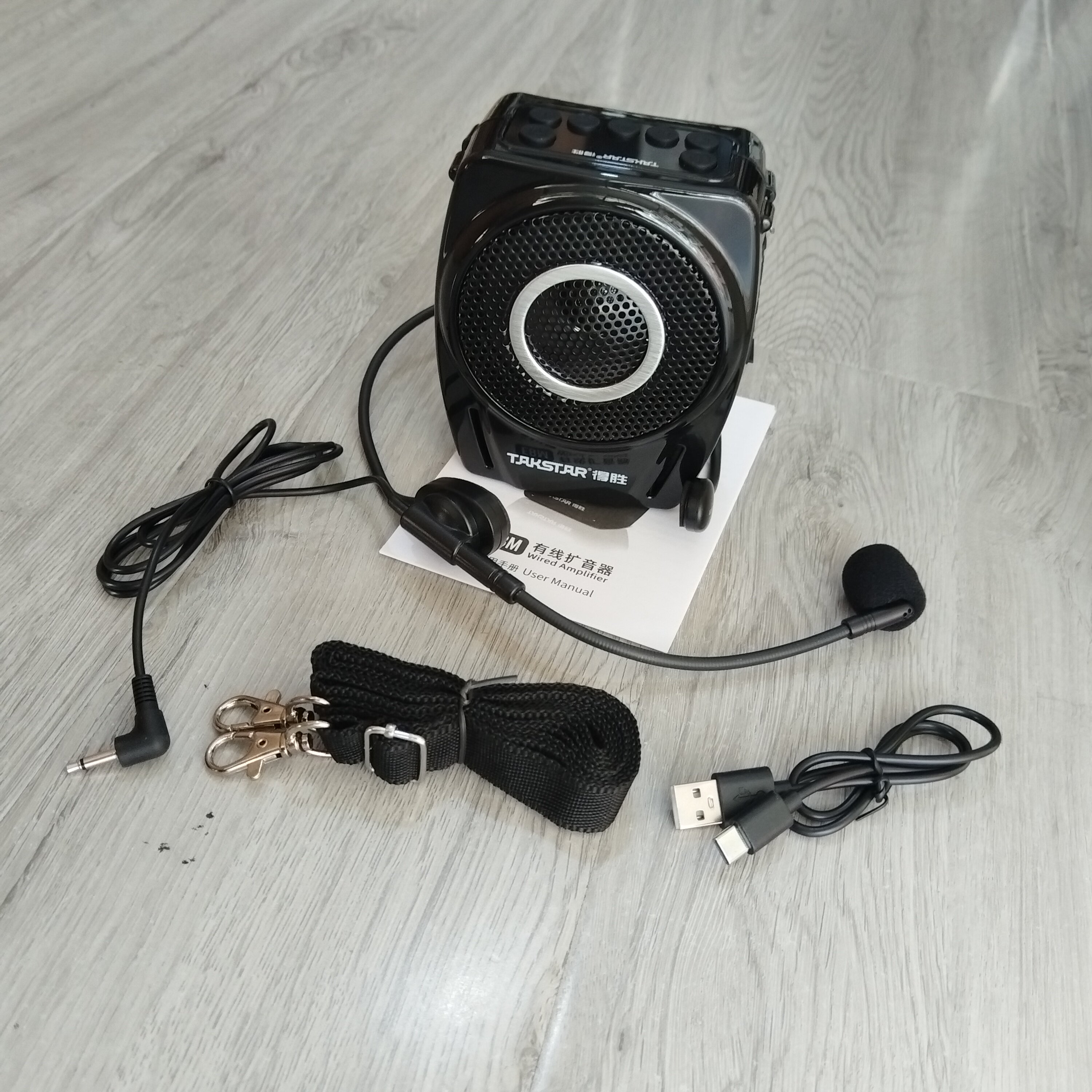 得胜 E8M教师专用无线讲课耳麦腰挂导游德胜蜜蜂得腾大音量扩音器