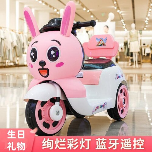 儿童电动车摩托车充电遥控可坐人