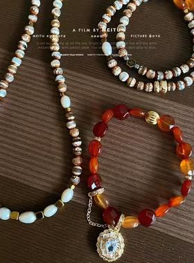 x jol x 能量美拉德原创设计系列项链/手链串珠文玩配饰小众叠戴