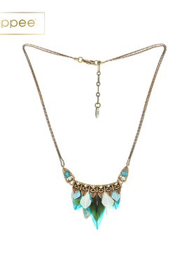 复古法国原创设计风吊坠项链现货