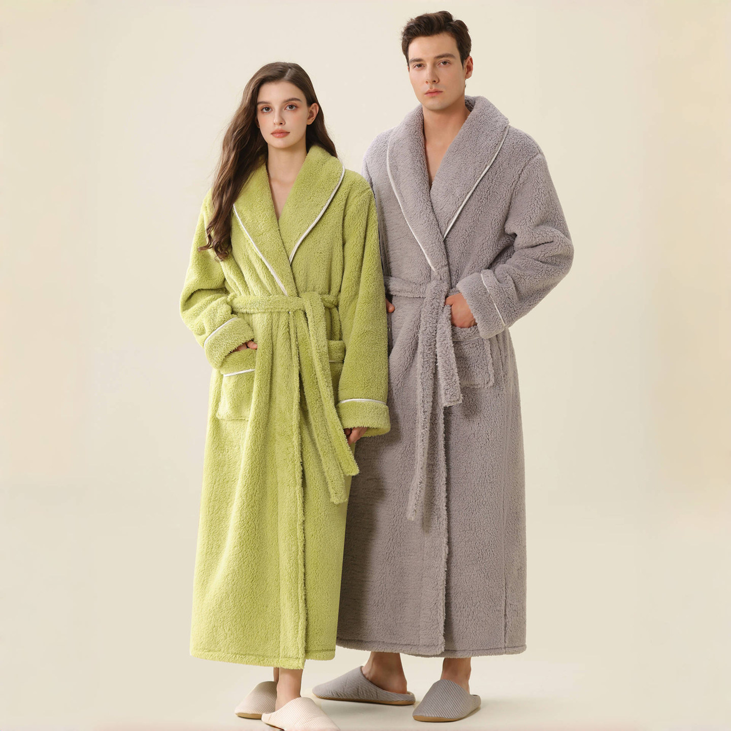 睡袍女秋冬季加长款2025新款双面加厚加绒珊瑚绒情侣睡衣男士浴袍,女士内衣/男士内衣/家居服,睡袍/浴袍,淘宝优惠券,粉丝福利购,淘宝优惠卷