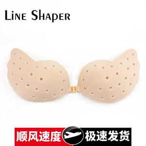 透气芒果隐形文胸前封闭自粘硅胶胸贴一片式性感无肩带乳贴胸罩