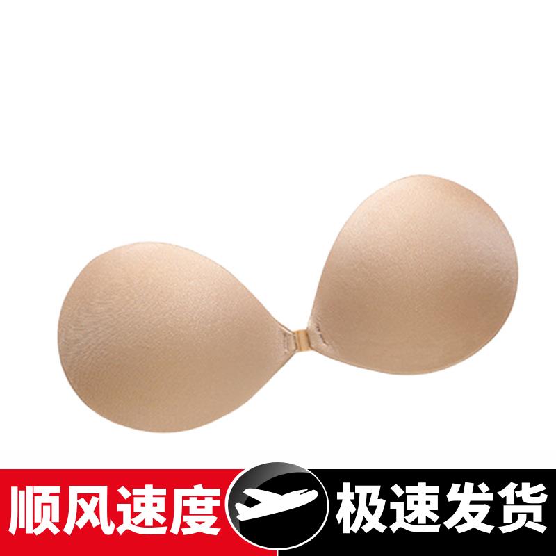 夏季薄款布面透气硅胶胸贴女士聚拢隐形文胸婚纱礼服防走光乳贴