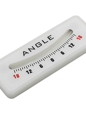 医疗器械用角度仪白色水平角度尺水平尺18度倾角器100x35x10mm