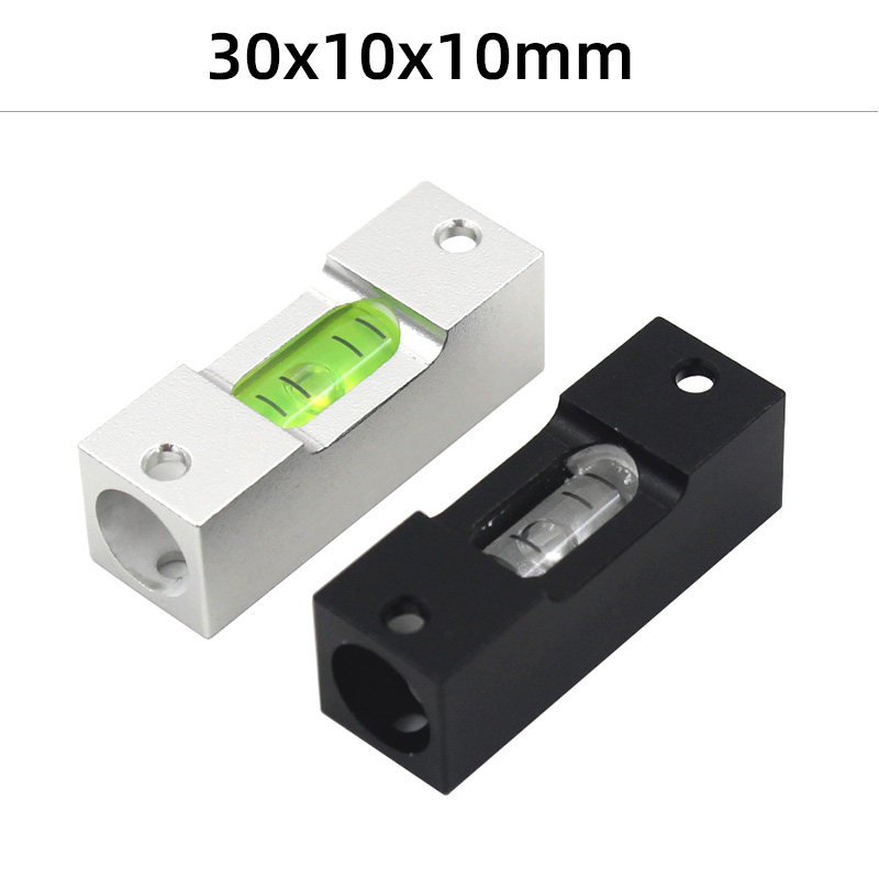 超级迷你小型金属水平仪便携式高精度测量仪绿水泡水平尺30x10x10