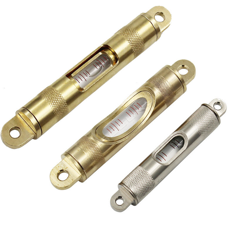 全铜材质特种车辆用水平仪条式圆柱状黄色电镀色高精度玻璃水平泡,五金/工具,水平仪,淘宝优惠券,粉丝福利购,淘宝优惠卷