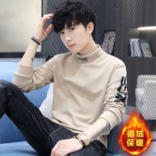 双面绒德绒卫衣保暖内衣男冬季 青少年学生保温秋衣外套男 2025新款