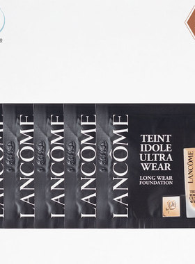 兰蔻第二代 新持妆轻透粉底液1ml小样 PO01控油透气贴肤 国内专柜