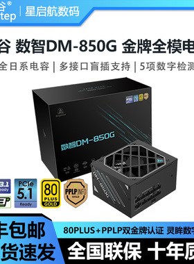 鑫谷数智DM-850G/1000G双金牌全模组数字电源ATX3全日系电容电源