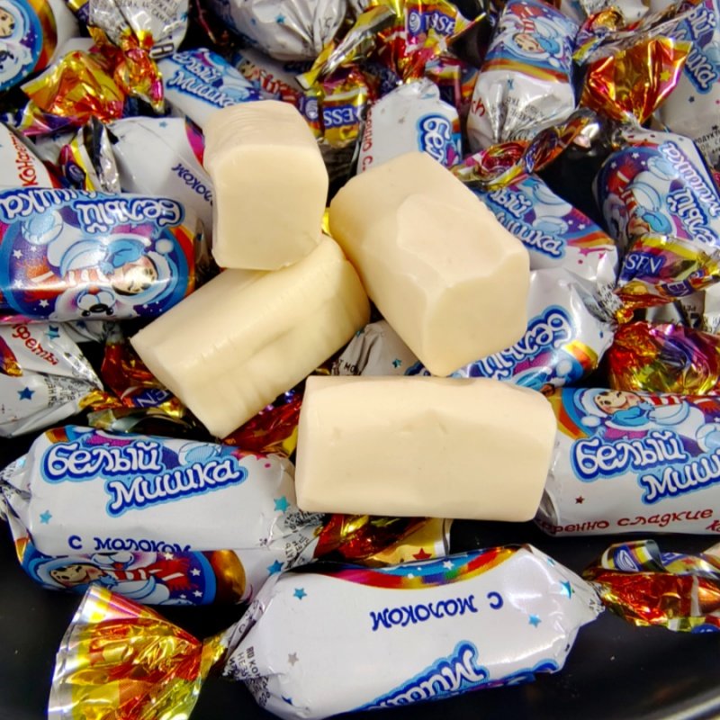 罗斯利德特浓牛奶糖俄罗斯进口奶糖老式80后怀旧糖果结婚喜糖零食