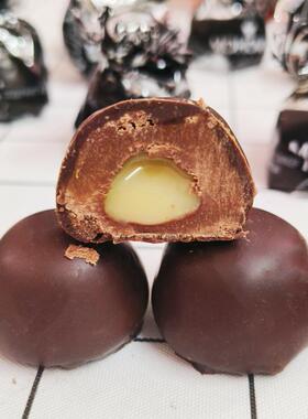 纯可可脂酒心巧克力俄罗斯进口别尔姆牌糖果奶油味夹心酒糖果味酒