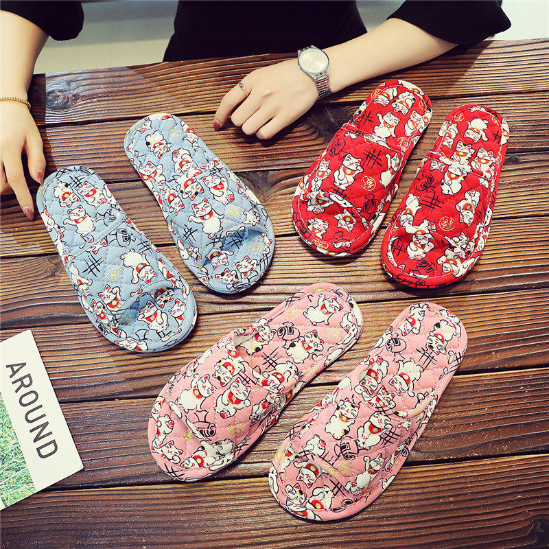 布艺布底纯棉静音一家三口亲子室内家用地板地砖春夏秋冬四季拖鞋,居家布艺,居家棉拖/棉鞋,淘宝优惠券,粉丝福利购,淘宝优惠卷
