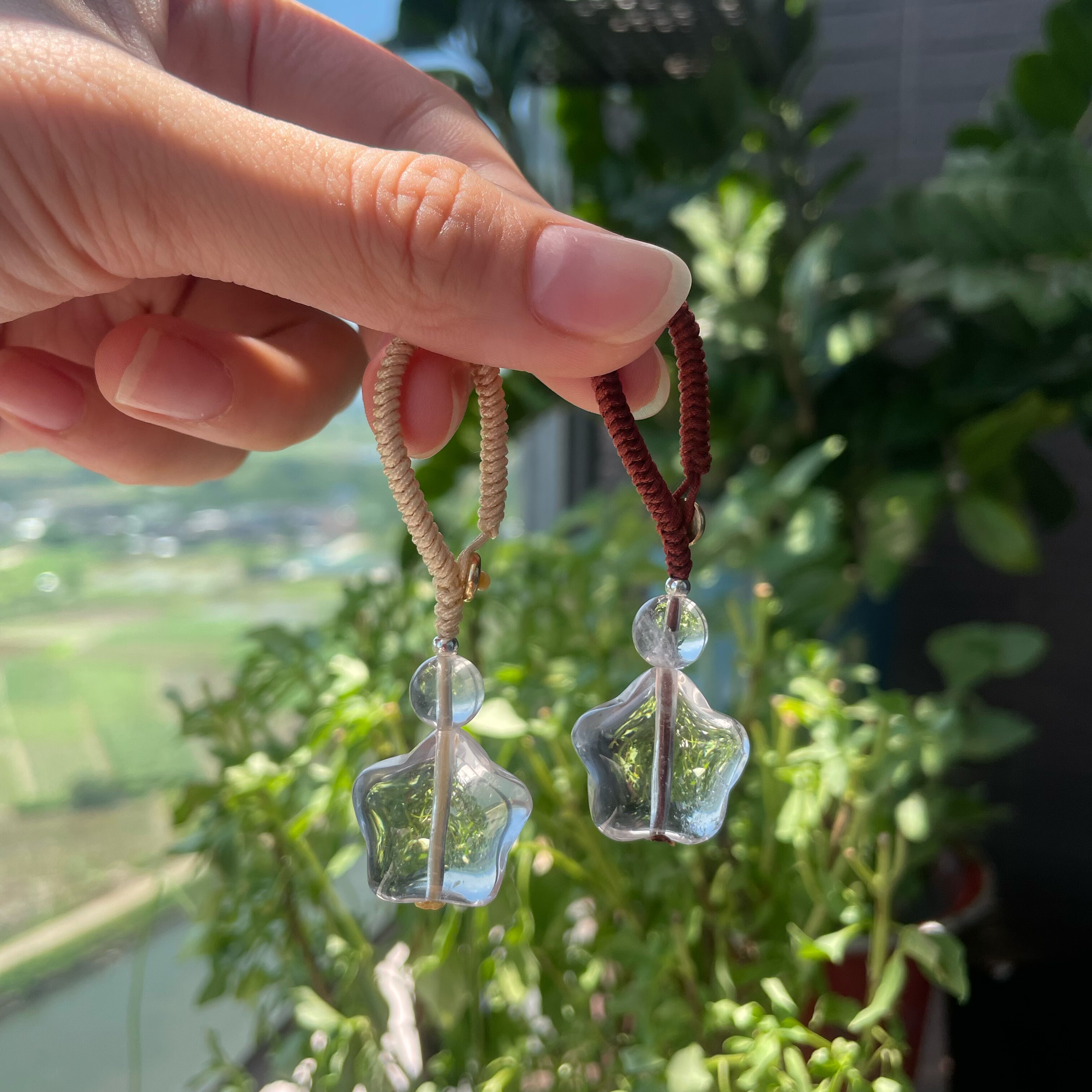 天然白水晶星星钥匙扣包包挂件可爱星星,饰品/流行首饰/时尚饰品新,颈饰,淘宝优惠券,粉丝福利购,淘宝优惠卷