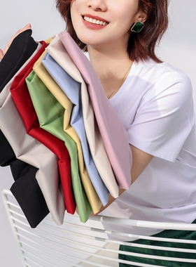 JRM6310 / JRM6311 可以防晒的白色T凉感含蚕丝丝光棉T恤女基础款