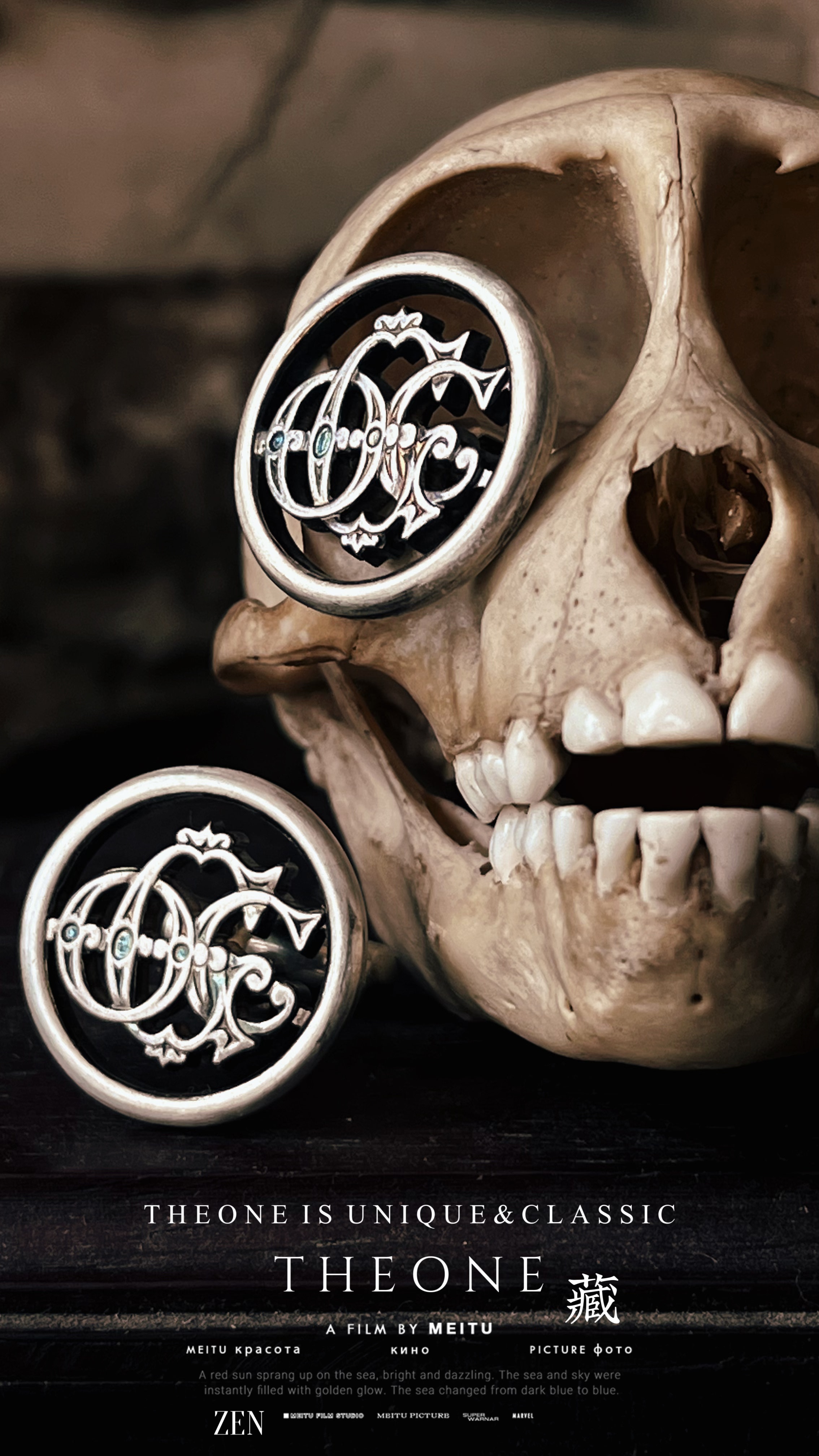 THEONE罕见古董孤品法国纯手工纯银复古老花纹章袖扣老钱绅士袖钉