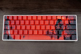 侠影国风侧刻透光键帽适配Wootingez63made68美加狮rs7迈从87等