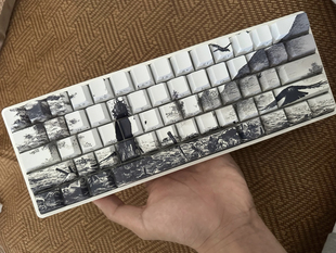 绝处逢生武藏 侧刻字透键帽 定制款 3天内发 五面热升华