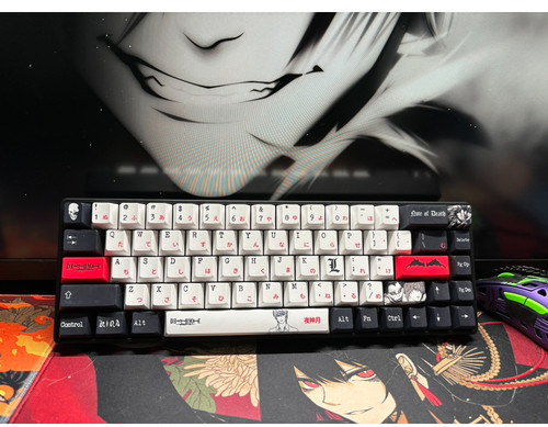 死亡笔记夜神月键帽原厂适配Wooting ez63mad68 atk68雨75rs7 87