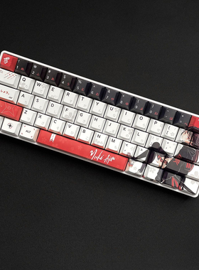 Yukiaim正刻键帽原厂高度PBT材质五面热升华个性创意二次元动漫