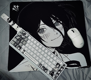 电锯人蕾塞定制款侧刻透光键帽 3天内发 五面热升华 原厂高度