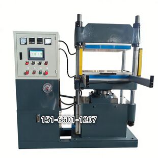 80T自动触屏热压机 碳纤维柱式模压机 80T橡胶硫化机