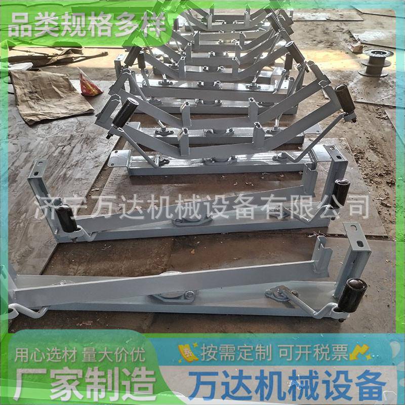 皮带无动力跑偏纠偏装置定制 输送带液压自动调偏器纠偏设备全