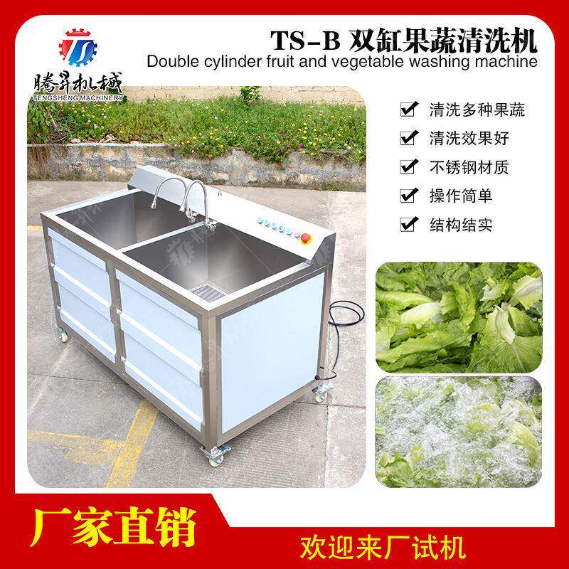 西红柿清洗机 紫菜清洗机 双缸洗菜机 气泡式臭氧洗菜机