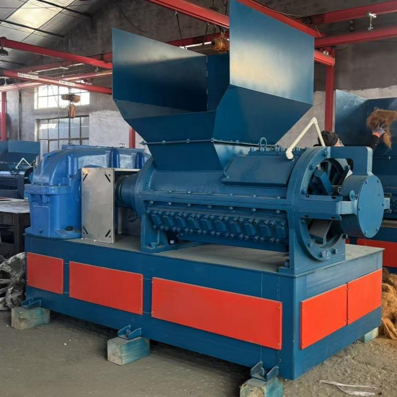 羊毛毡废布料螺旋撕碎机 涤纶碎布头破碎机塑料软胶防雨布粉碎机