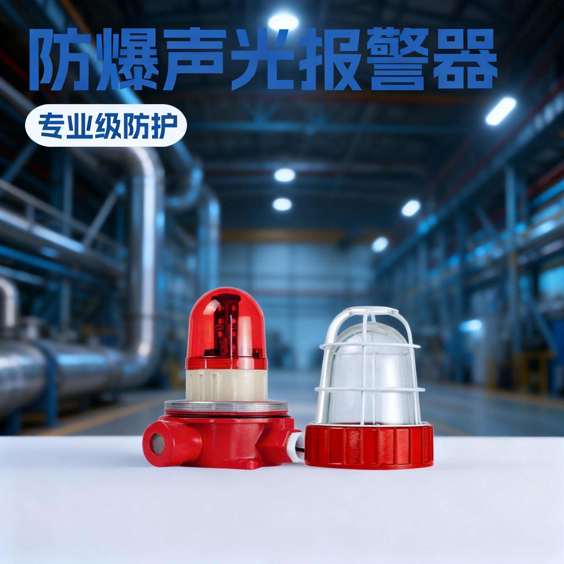 防爆声光报警器YS-BBJ-8W钢化玻璃罩 安全防护小型矿用设备厂家