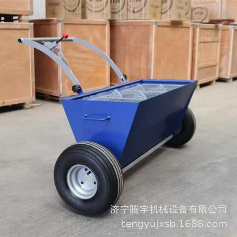 供应手推式金刚砂布料机电动金刚砂撒料机座驾式金刚砂布料机