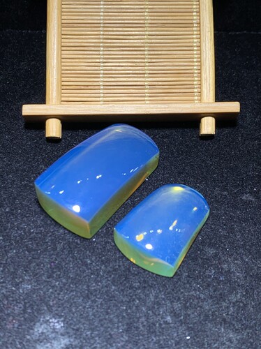 缅甸琥珀高蓝平安无事牌23克