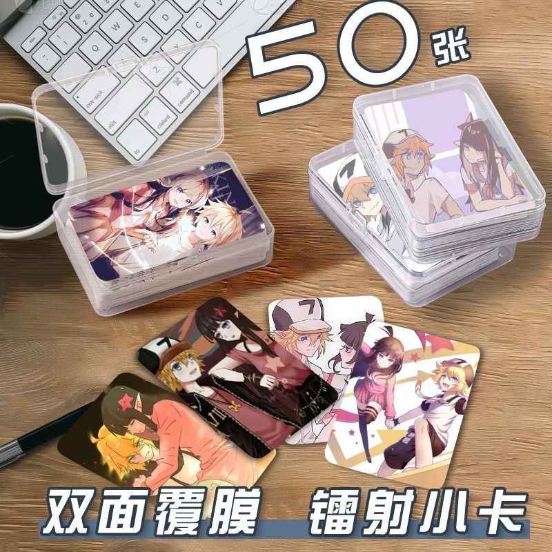 金凯CP小卡片收纳盒凹凸世界二次元周边镭射自印明信片lomo卡杂志