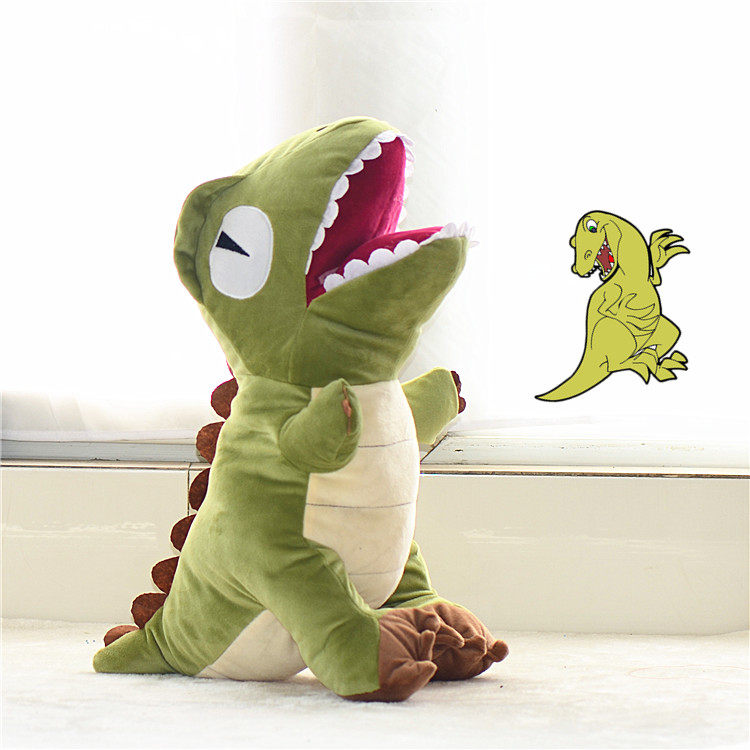 超软插手暖手抱枕恐龙毛绒玩具公仔冬季手捂午睡枕靠手偶生日礼物