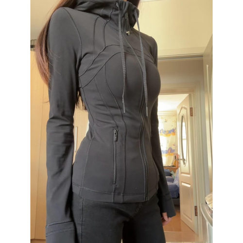 lulu原标同款Define连帽瑜伽服外套女士瑜伽服上衣运动健身跑步