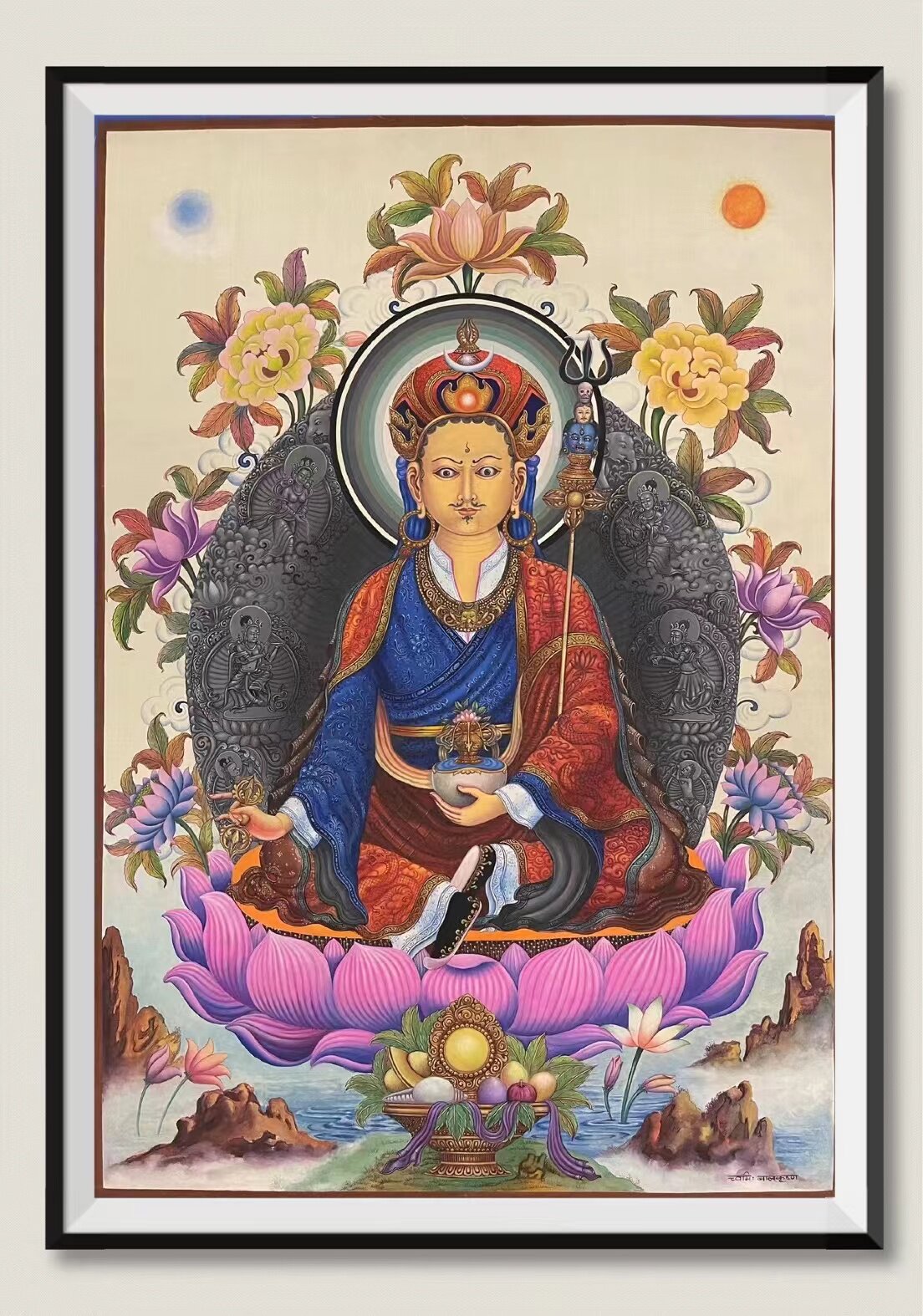 手绘唐卡：跨越千年的艺术瑰宝