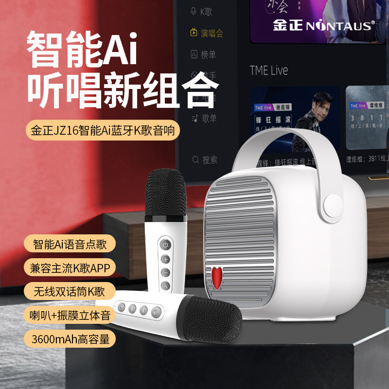 音箱麦克风智能音响儿童无线金正