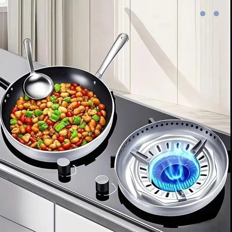 家用厨房通用稳定支架适用于烧水奶锅平底锅炒菜锅-T