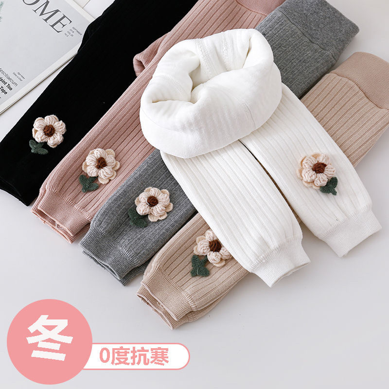 婴儿打底裤秋冬加绒加厚宝宝棉裤一体小童大pp九分不连脚女童裤袜,童装/婴儿装/亲子装,儿童袜子(0-16岁),淘宝优惠券,粉丝福利购,淘宝优惠卷