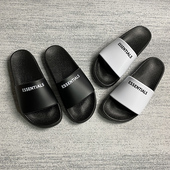 男外穿室内情侣凉拖鞋 FOG 复线ESSENTIALS潮牌字母印花一字拖鞋 女