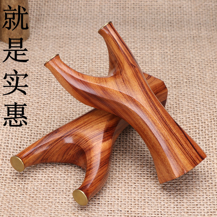 非洲沙铁八棱实木弹弓反曲扁皮户外木质木头胖飞虎叉特硬手工包邮