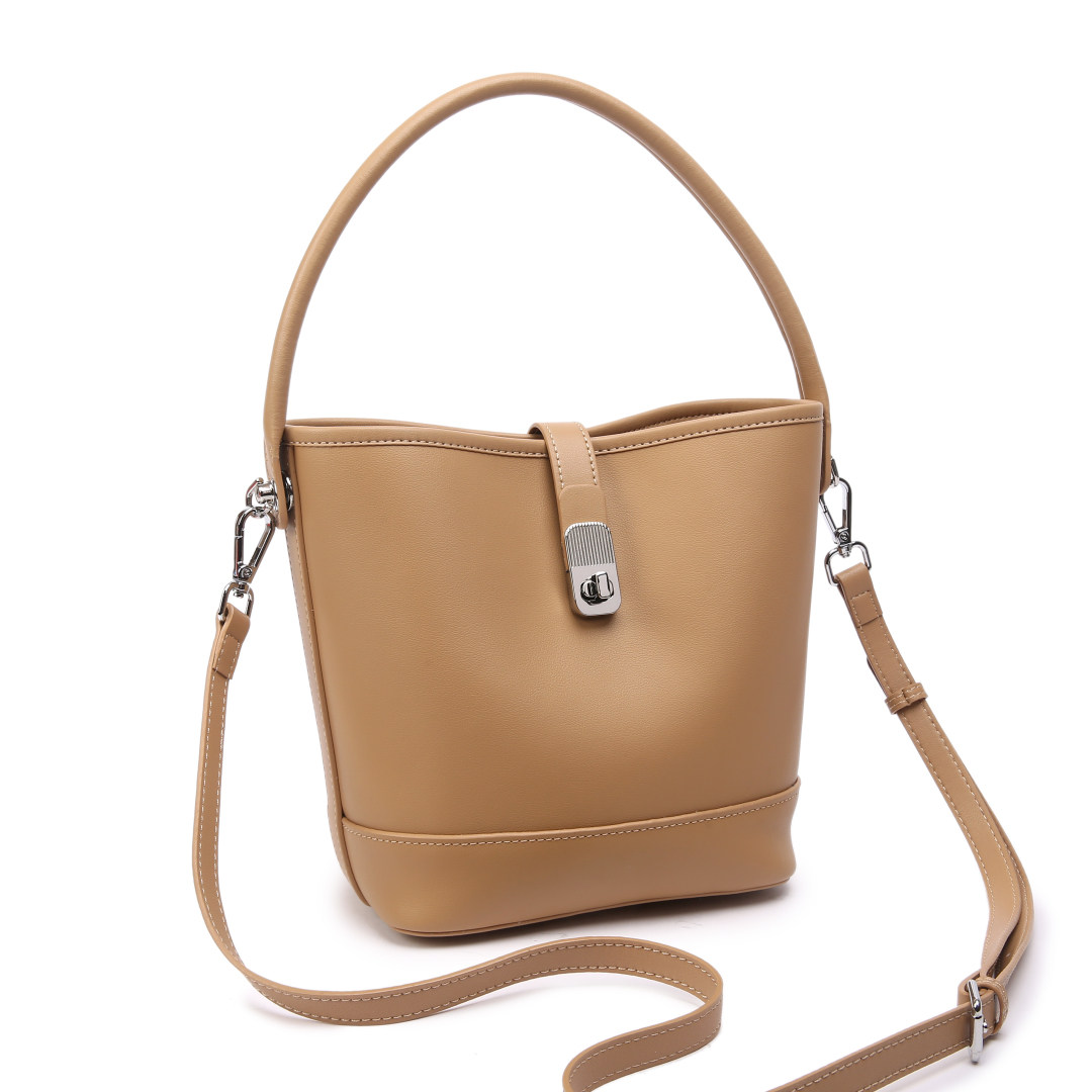 2025新款真皮女包时尚百搭单肩斜挎包高级感头层牛皮水桶包Y-218,箱包皮具/热销女包/男包,水桶包,淘宝优惠券,粉丝福利购,淘宝优惠卷