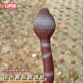 泡水膨胀眼镜蛇整蛊玩具超大吸水变大史前巨鳄蜥蜴仿真动物模型