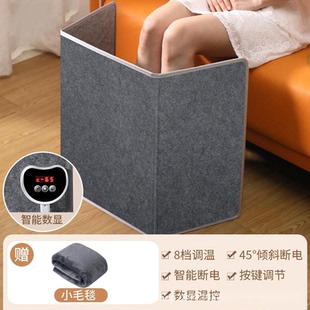 新款 桌下取暖器暖脚宝办公室工位取暖腿神器打工人牛马加热围挡