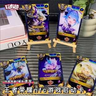 王者荣耀nfc游戏启动卡3d立体画框李白韩信巅峰赛国服标桌面摆件
