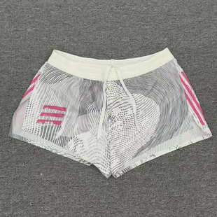 运动田径体育三分内衬专业短裤速干男女马拉松跑步训练压胶无痕裤